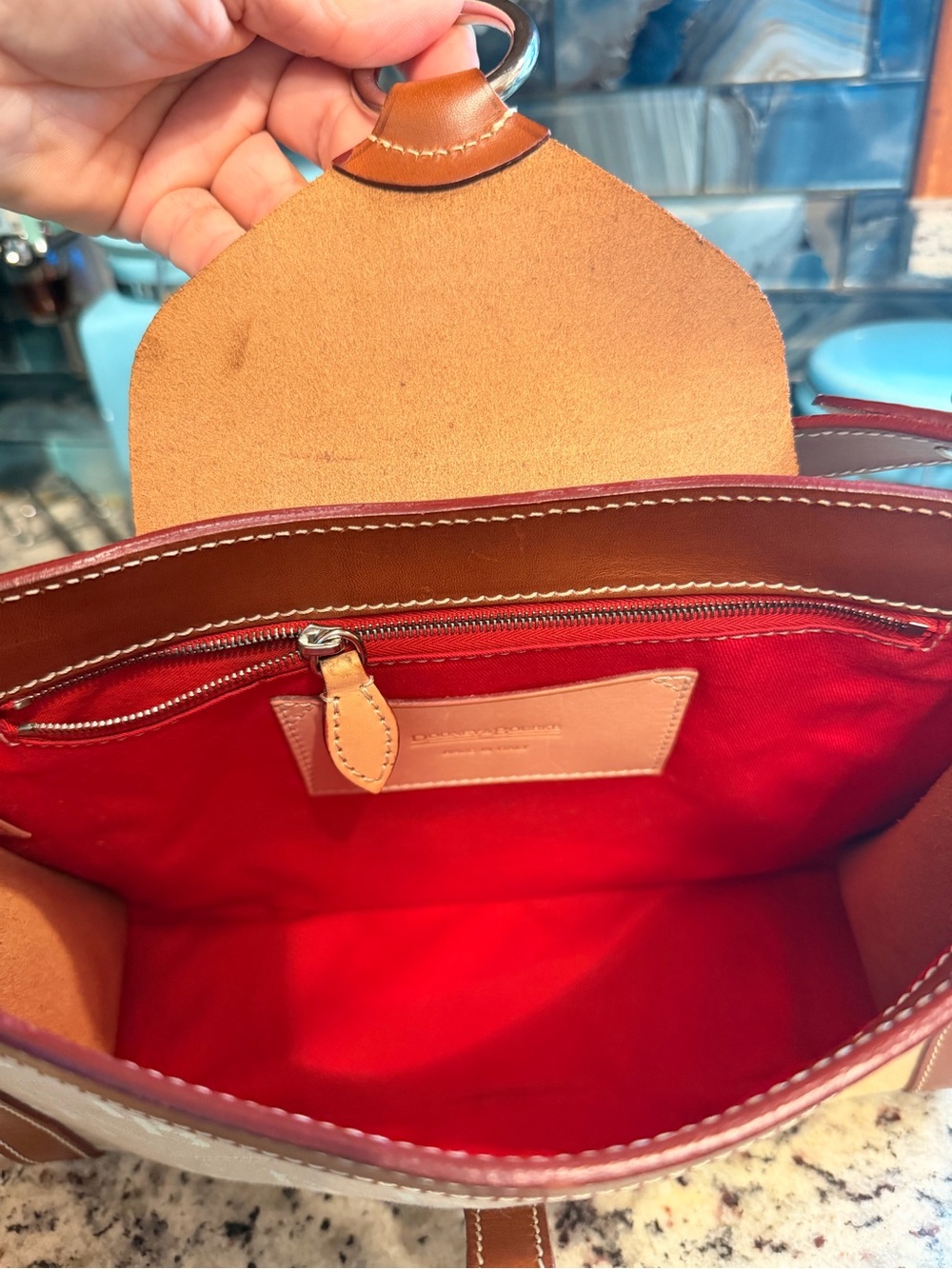 Vintage Dooney & Bourke Signature Logo Shoulder Bag - Picture 8 of 10